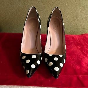 Kate Spade polka dot pumps